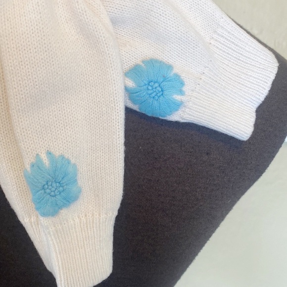 Vintage Glenty Floral Embroidered Cardigan - Picture 4 of 7